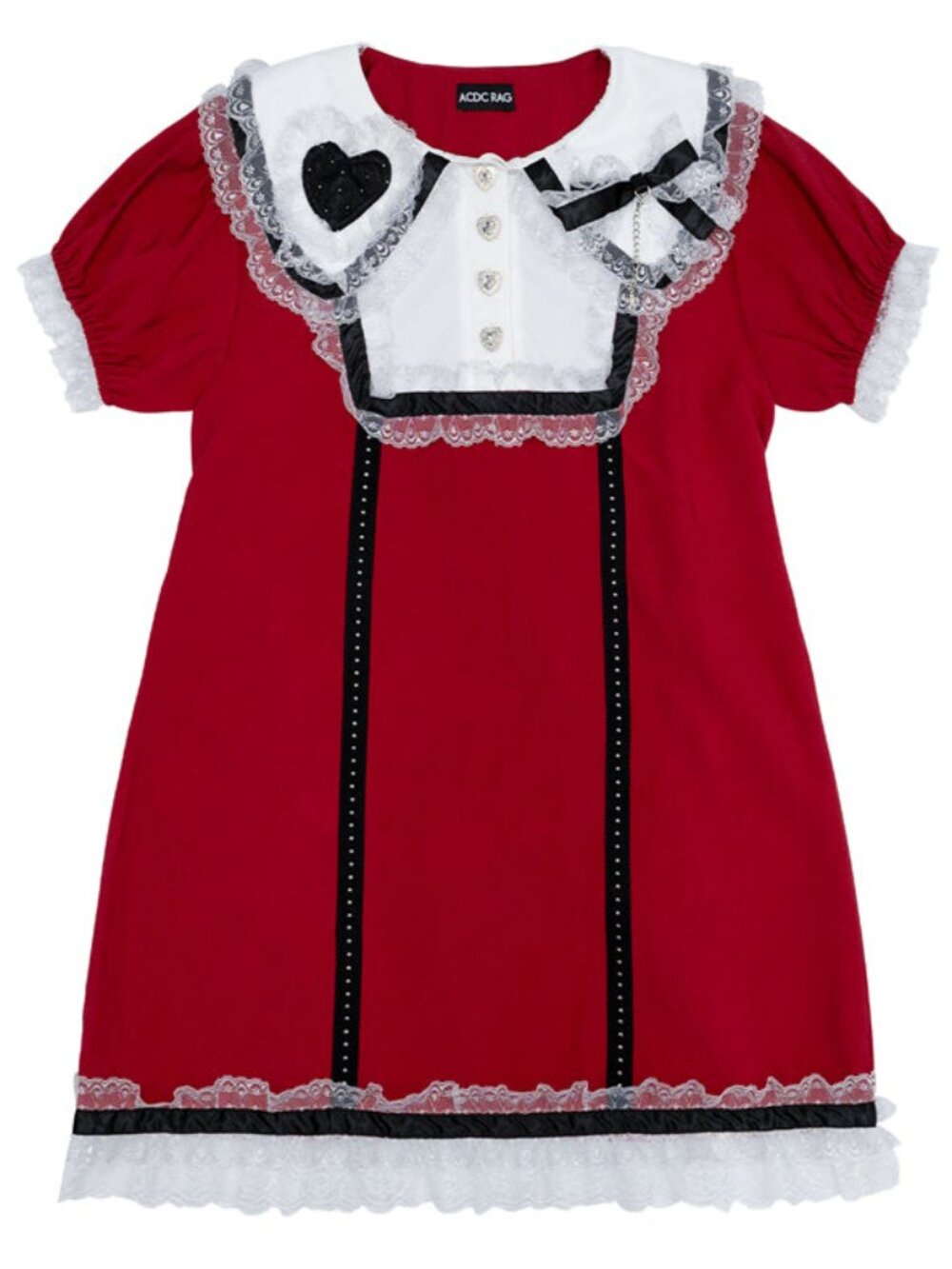 NEW ACDC Rag -Swaying Heart Dark Jirai Dress